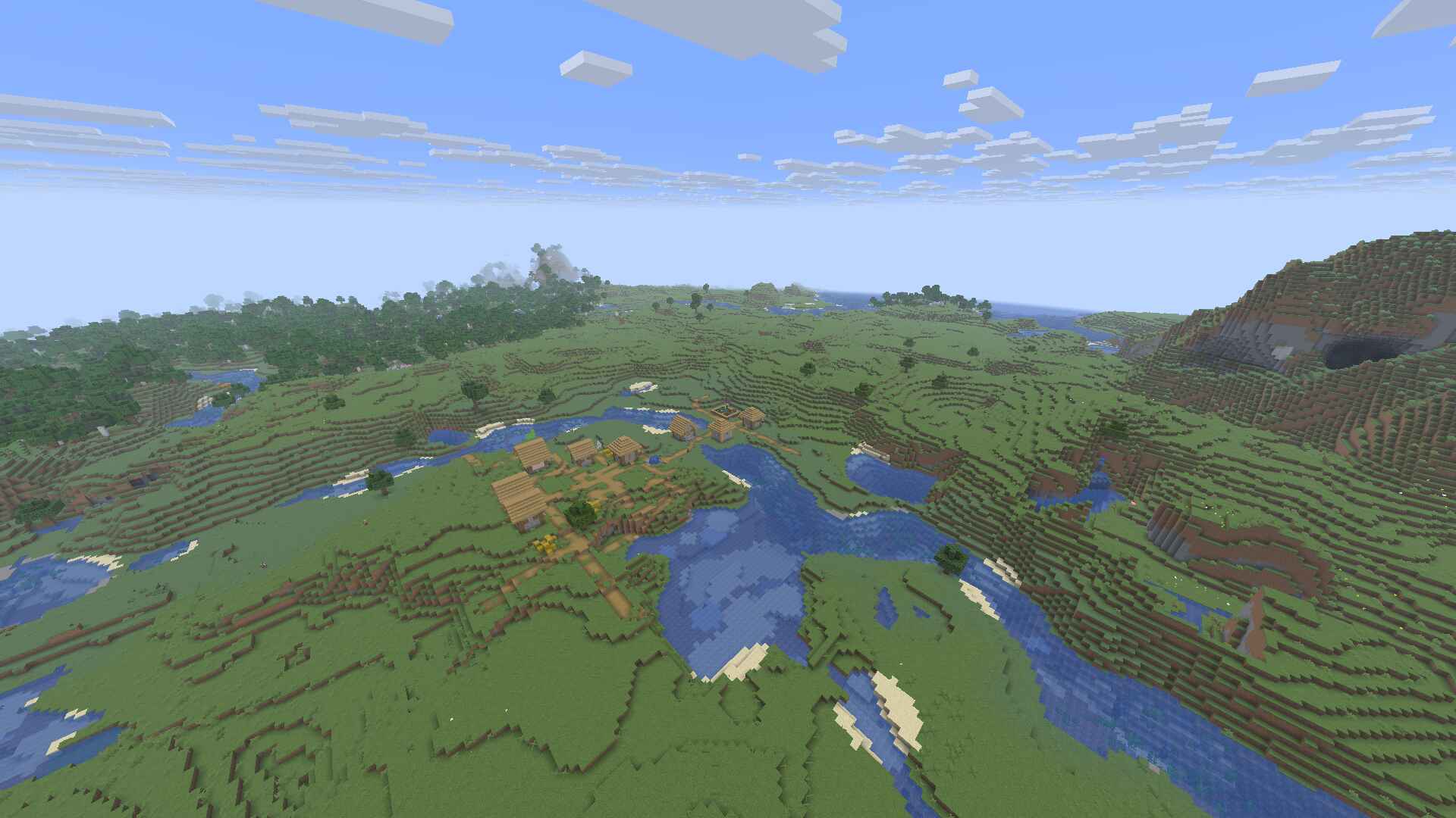 My Minecraft world before