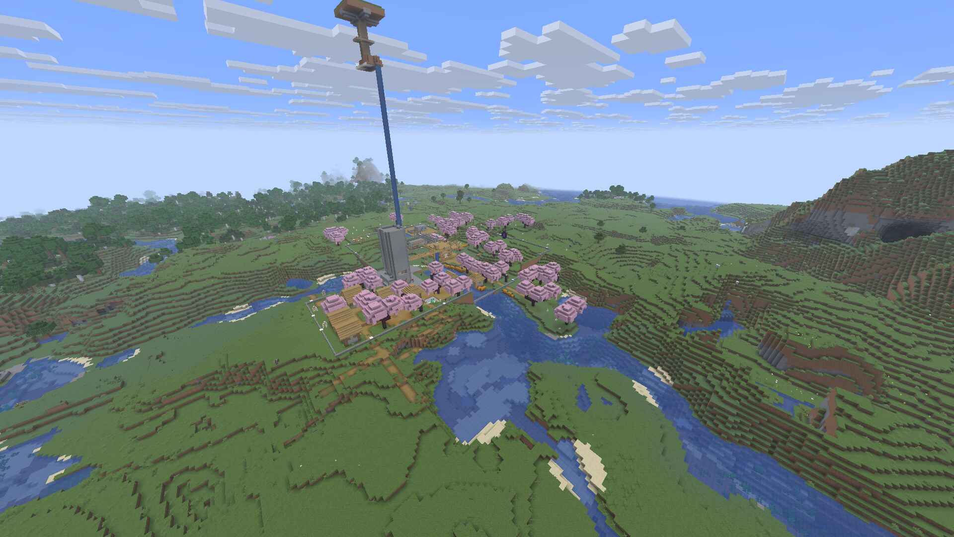 My Minecraft world before